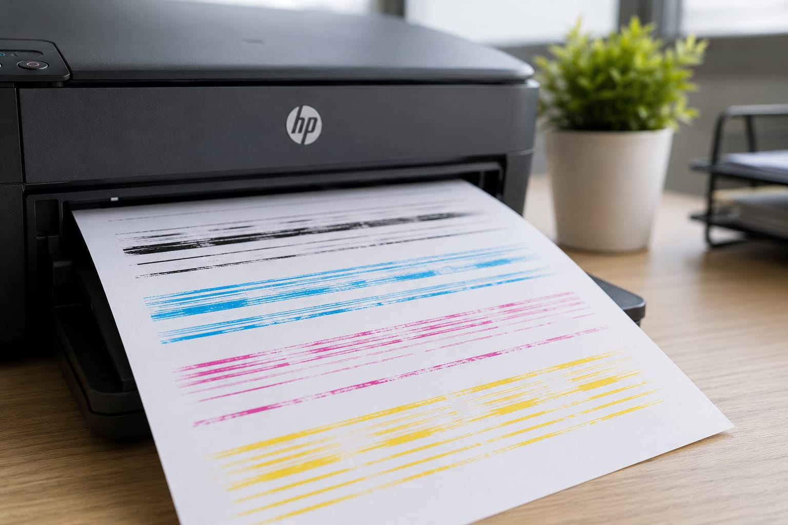 Impresora HP imprime con rayas y presenta fallas de calidad de impresión